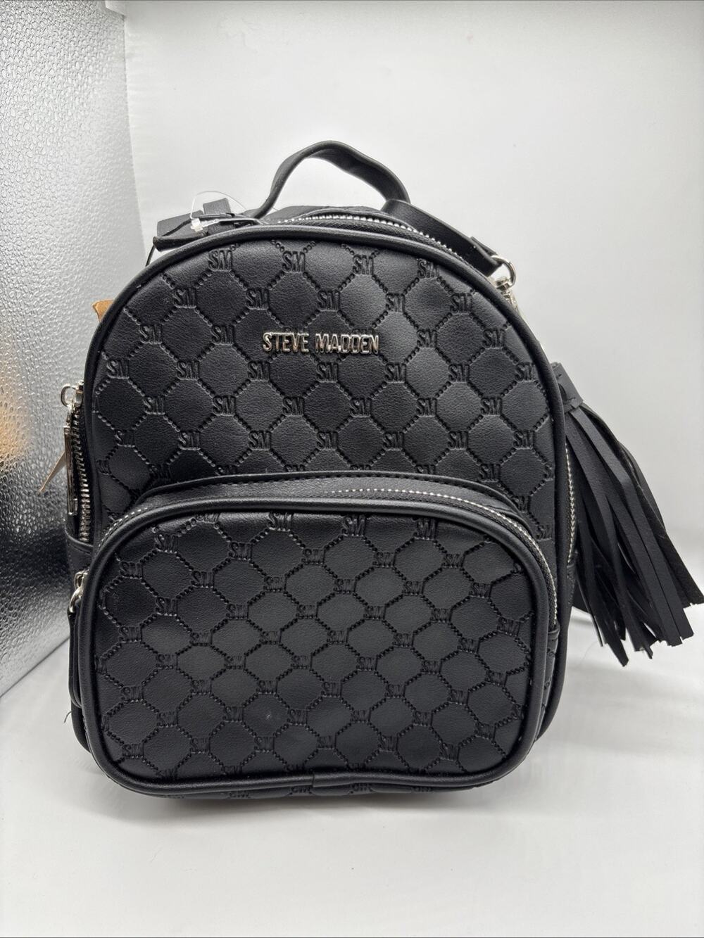 NWT Steve Madden Mini Black Backpack
